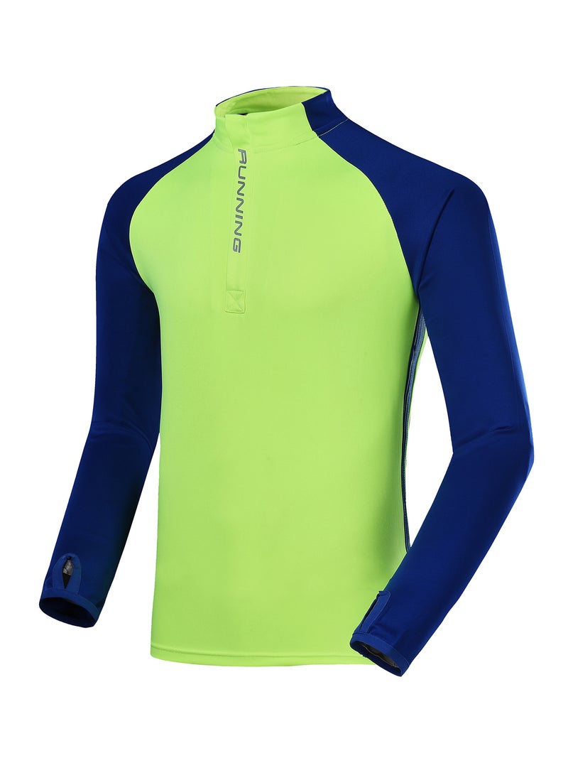 [Changfei Factory Store] New Half Zipper Long Sleeve Running Sports Jacket Men'S Children'S Football Training Clothes Suit - Image 4